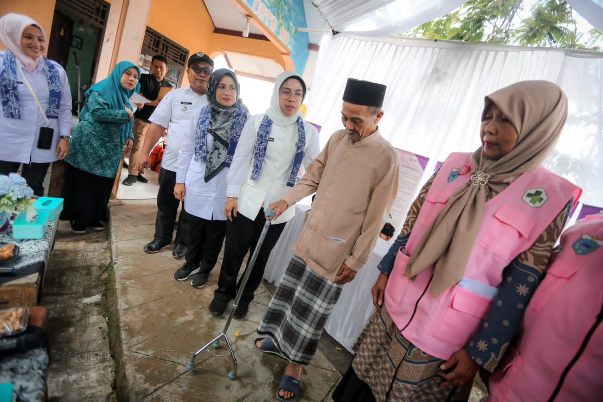 Ketua TP Posyandu Provinsi Banten Tinawati Andra Soni Tuntaskan Peninjauan Transformasi New Posyandu di Kabupaten Pandeglang