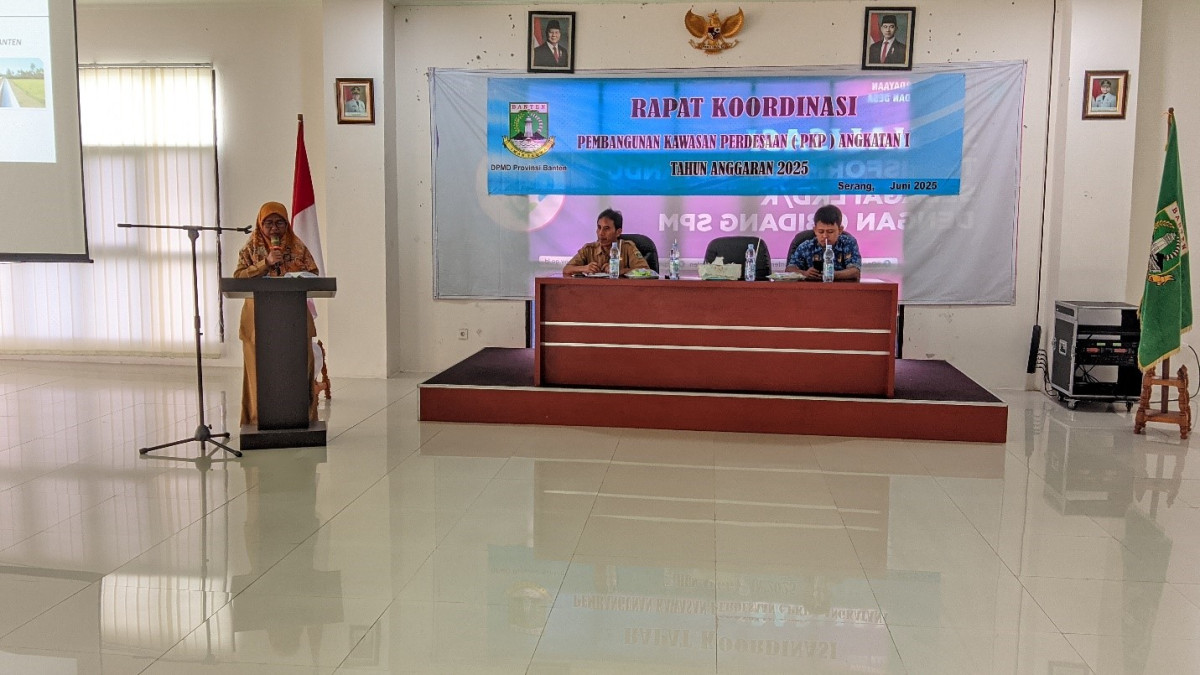 DPMD Banten Gelar Rakor Pembangunan Kawasan Pedesaan 2025 Selama Dua Hari, Dorong Sinergi dan Pendekatan Partisipatif Antar-Desa