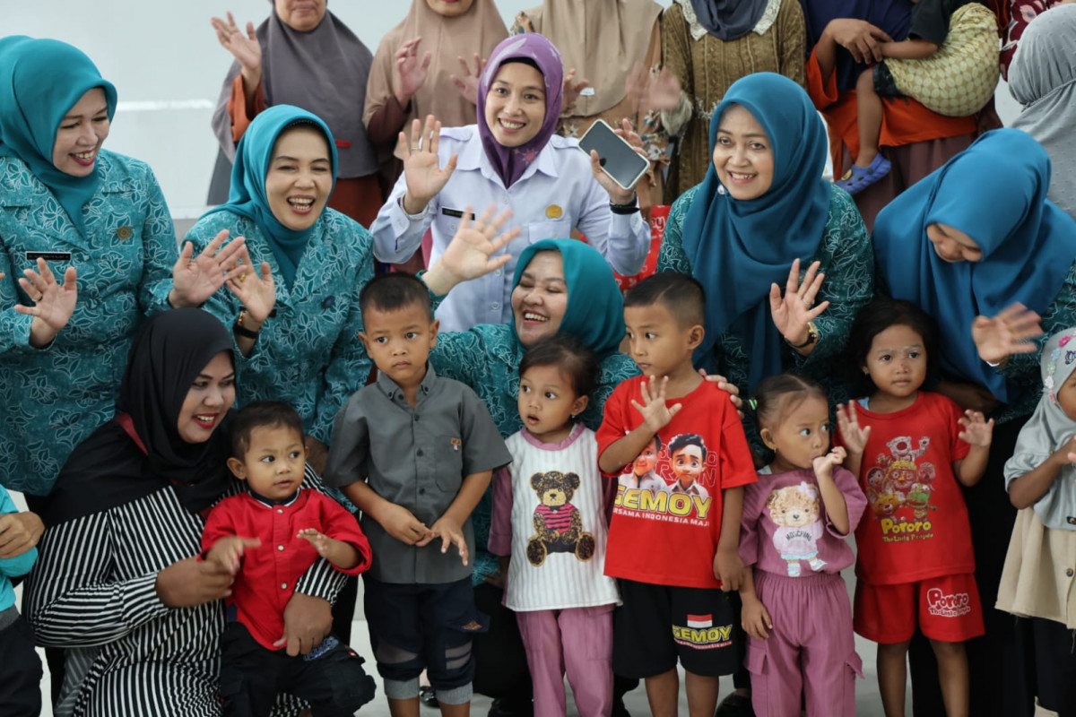 Pj Ketua PKK Tine Al Muktabar Minta Kader PKK dan Posyandu Intensif Lakukan Pendampingan Keluarga Berisiko Stunting