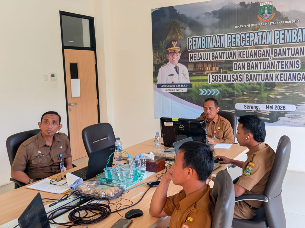 Pemprov Banten Sosialisasikan Bantuan Keuangan Desa Tahun 2026, Alokasi Meningkat Menjadi Rp120 Juta per Desa