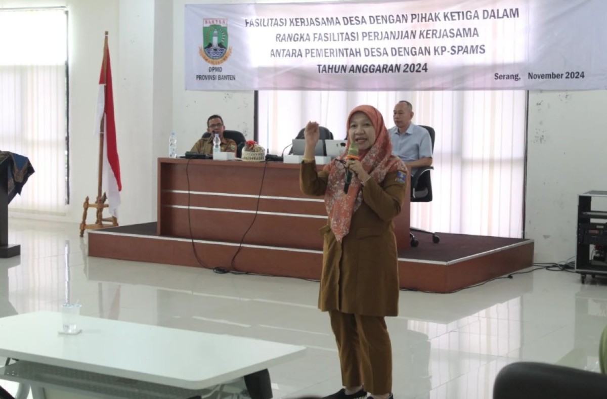 DPMD Banten Fasilitasi Kerjasama Antara Pemdes dengan KP-SPAMS