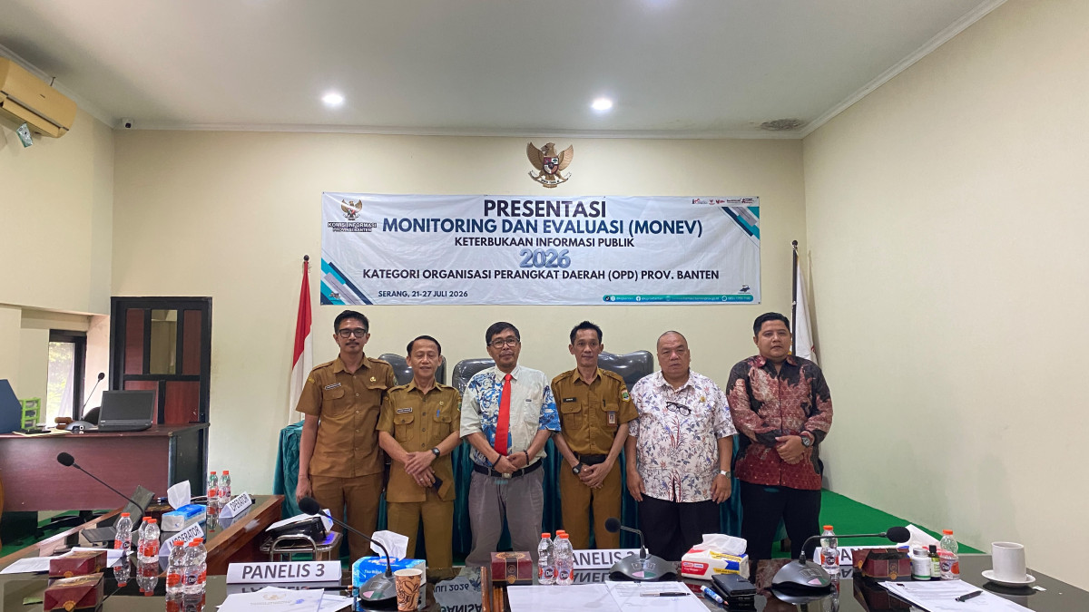 Presentasi Monitoring dan Evaluasi (Monev) Keterbukaan Informasi Publik Tahun 2026