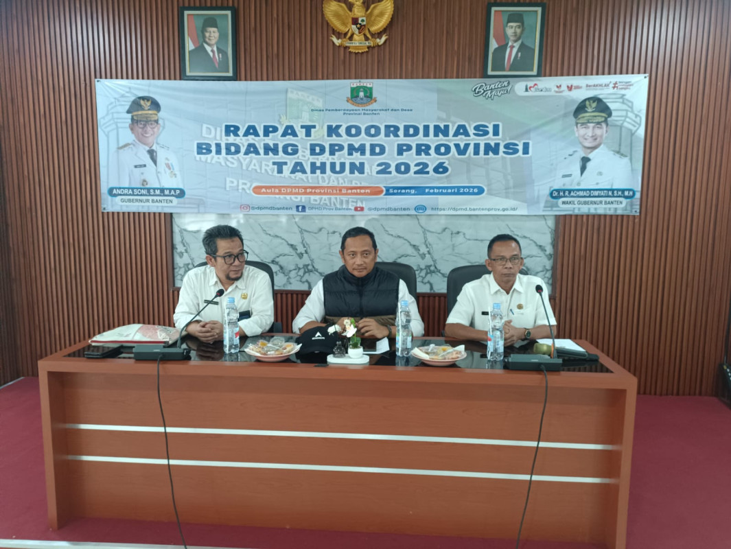 Rakorbid DPMD Tahun 2026 Perkuat Sinergi Program Pemberdayaan Masyarakat dan Desa