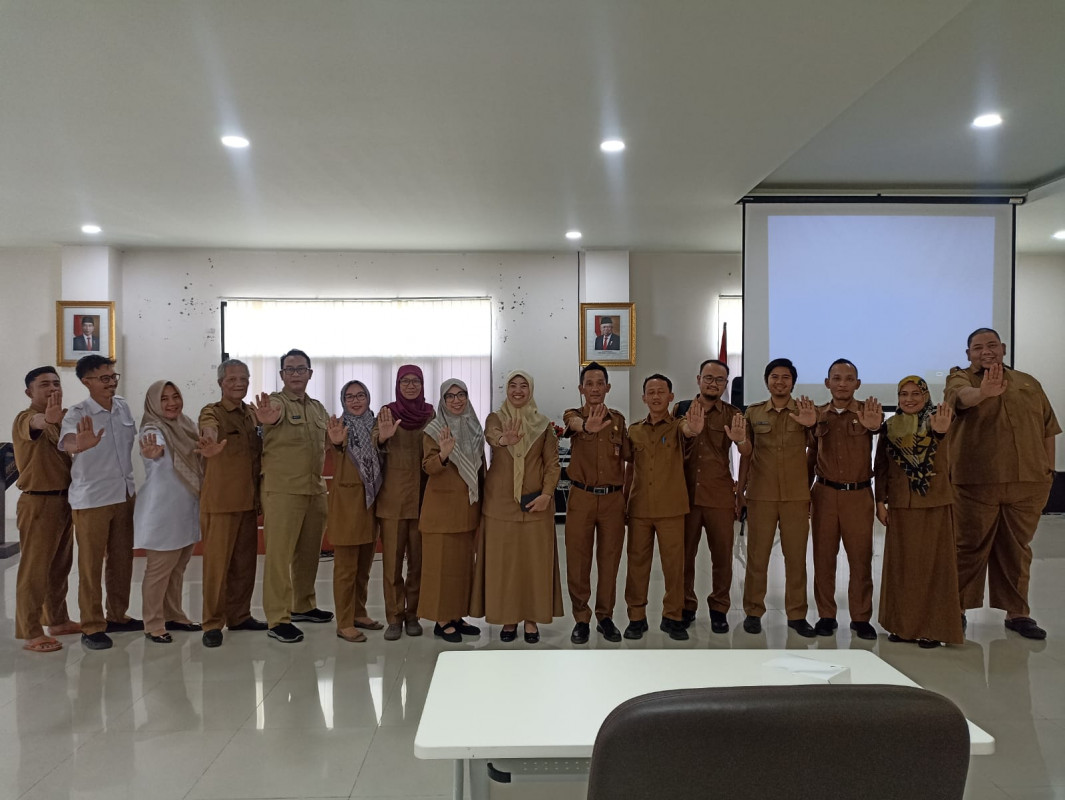 Sosialisasi Survey Penilaian Integritas (SPI) 2024 di lingkungan DPMD Provinsi Banten.