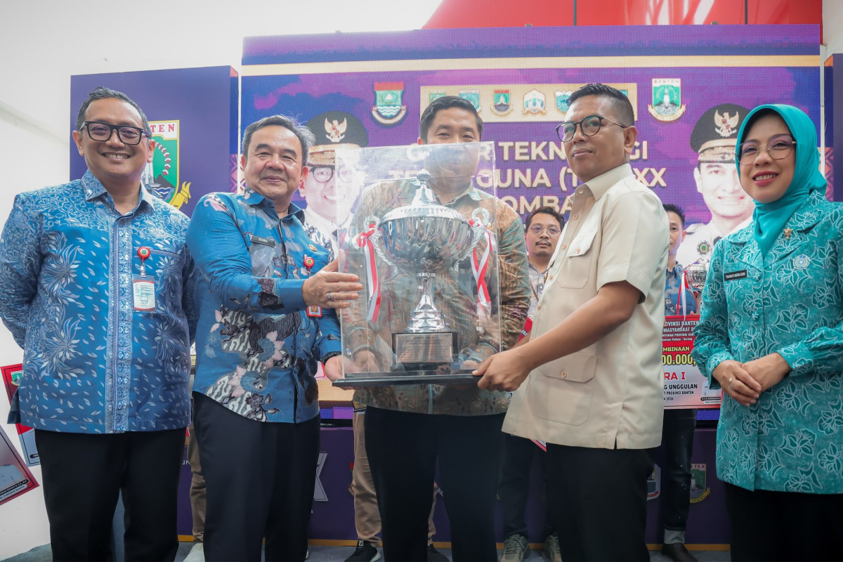 Tutup Gelar TTG XX, Gubernur Andra Soni Dorong Inovasi Desa Dukung Asta Cita