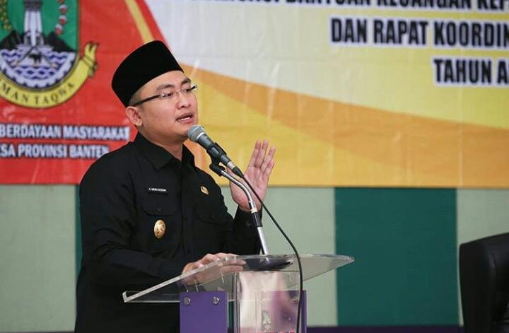 Wakil Gubernur menghadiri Sekaligus Membuka Sosialisasi Bantuan Keuangan Kabupaten Tangerang