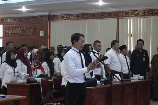 161 Tenaga Pendamping Profesional Desa Kabupaten Serang menandatangai Pakta Integritas